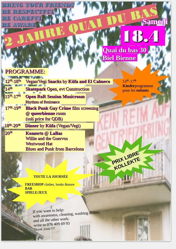 Deux ans de Quai du Bas 30 — merci !