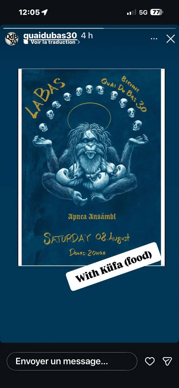 Apnea Ansámbl — Concert au LaBas