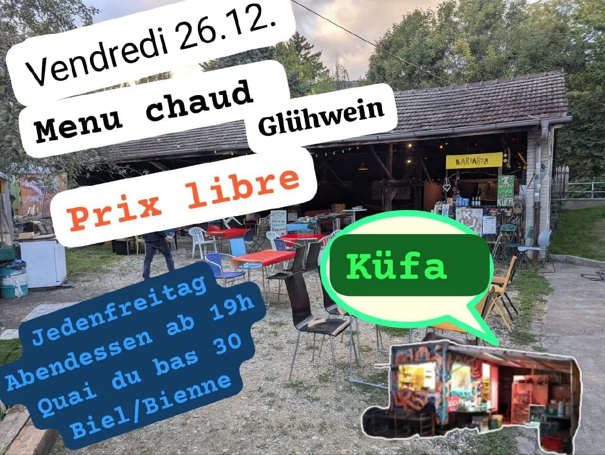 KüfA : menu chaud & vin chaud